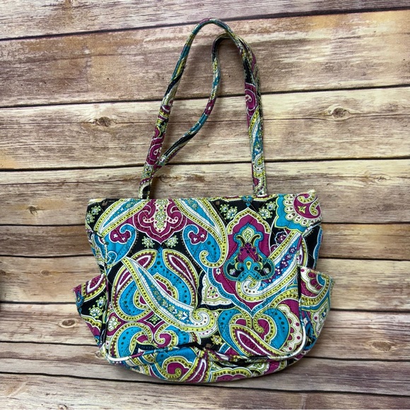Vera Bradley Multicolor Paisley Mini Tote. Good used condition! - Picture 4 of 8
